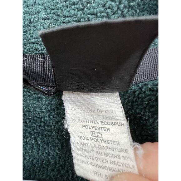 Vintage Patagonia Synchilla Jacket Womens Large Green Fleece Fall 1998 Full Zip - Picture 6 of 16